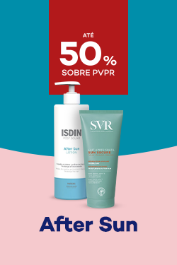 After Sun com destaque promocional de at&eacute; 50% sobre pre&ccedil;o de Venda ao P&uacute;blico Recomendado